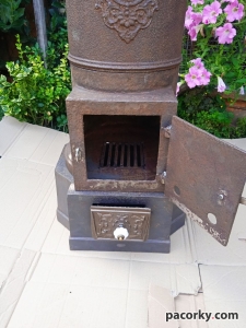 Чавунна пічка h104cm